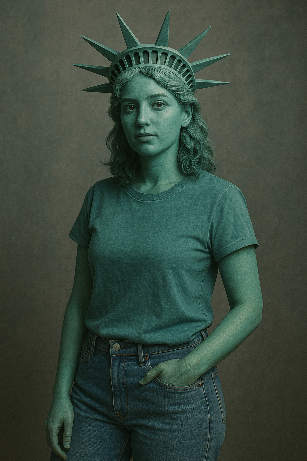 Statue Of Liberty Reimagined Woman