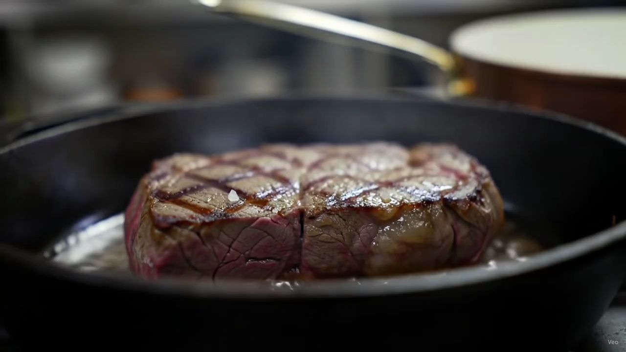 Juicy Steak Skillet Cooking Video – video thumbnail