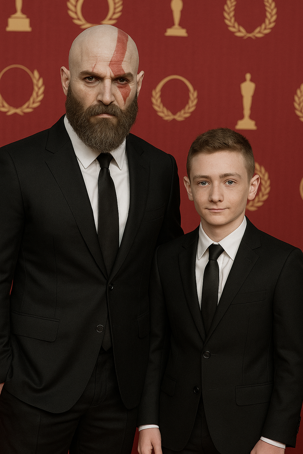 Kratos Atreus Red Carpet Portrait