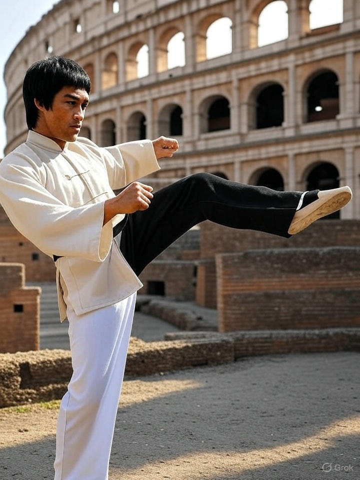 Kung Fu Master Kick Colosseum