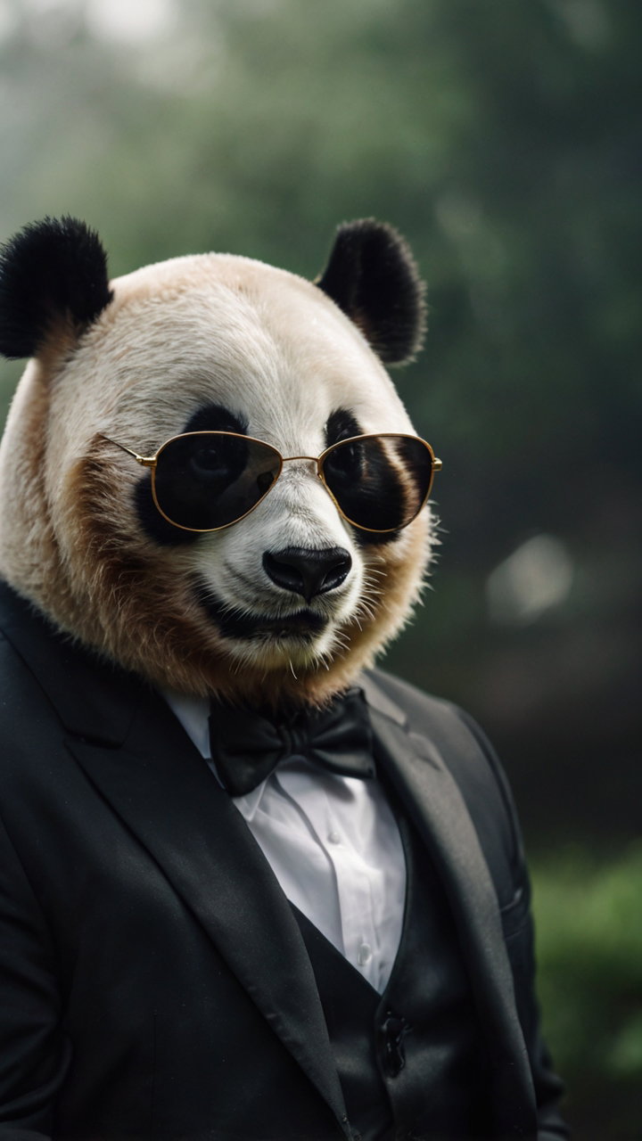 Panda Business Suit Sunglasses 4