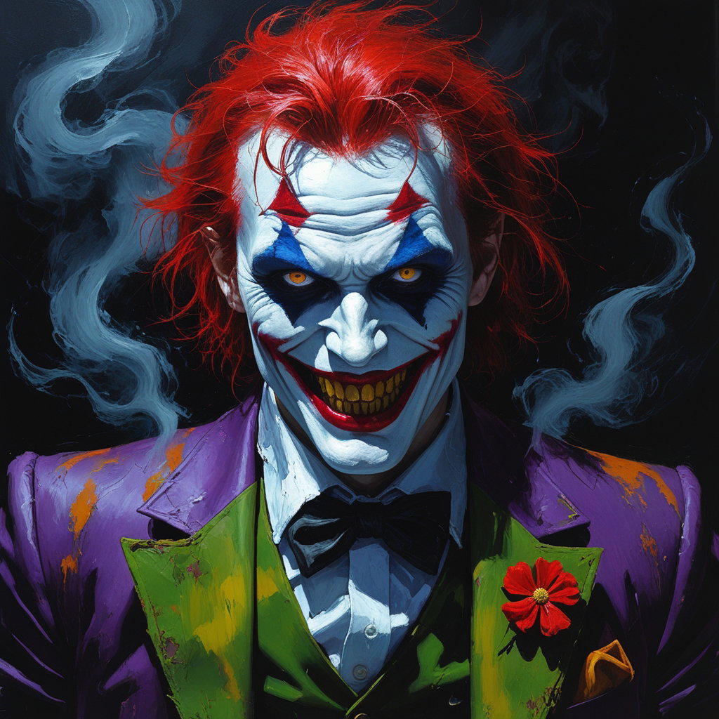 Sinister Joker Inspired Evil Clown Portrait 3
