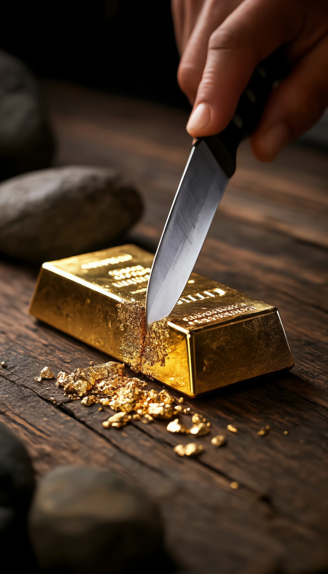 Asmr Slicing Gold Bar 999 Video 1 – video thumbnail