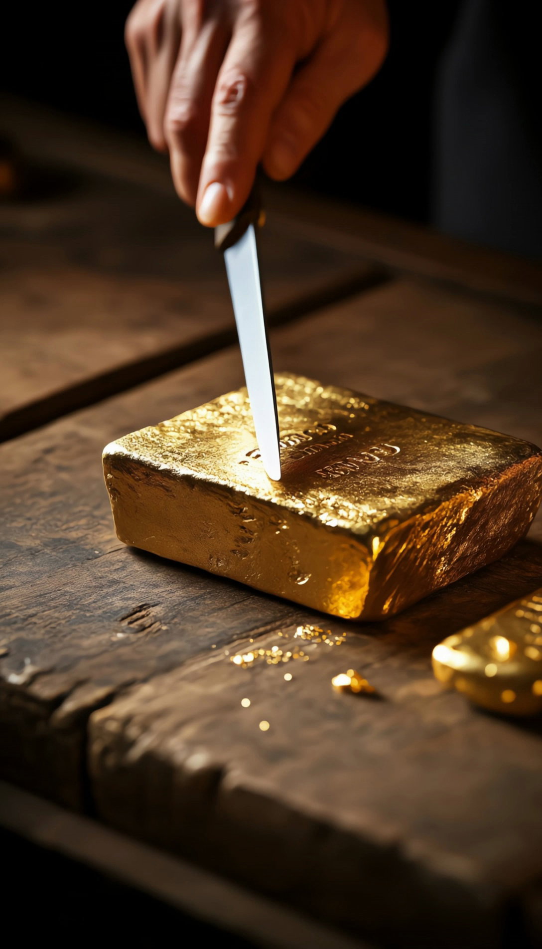 Asmr Slicing Gold Bar 999 Video 3 Thumbnail