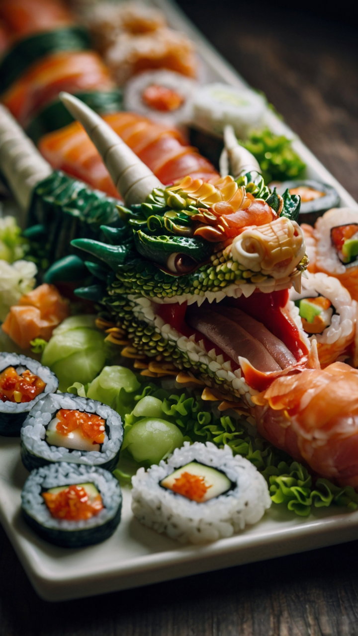 Dragon Sushi Platter 6