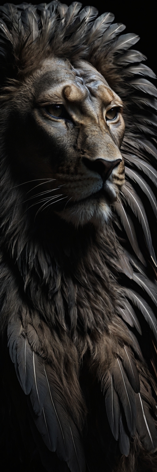 Feathered Lion Fantasy Portrait 1