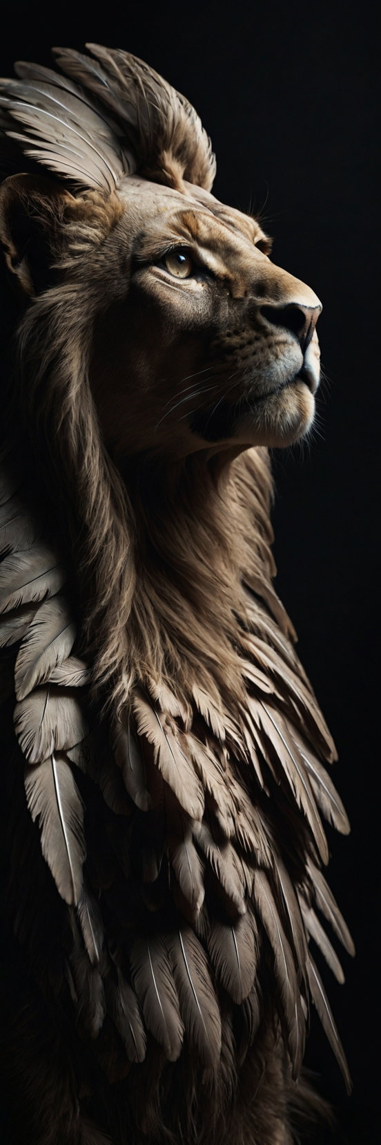 Feathered Lion Fantasy Portrait 2