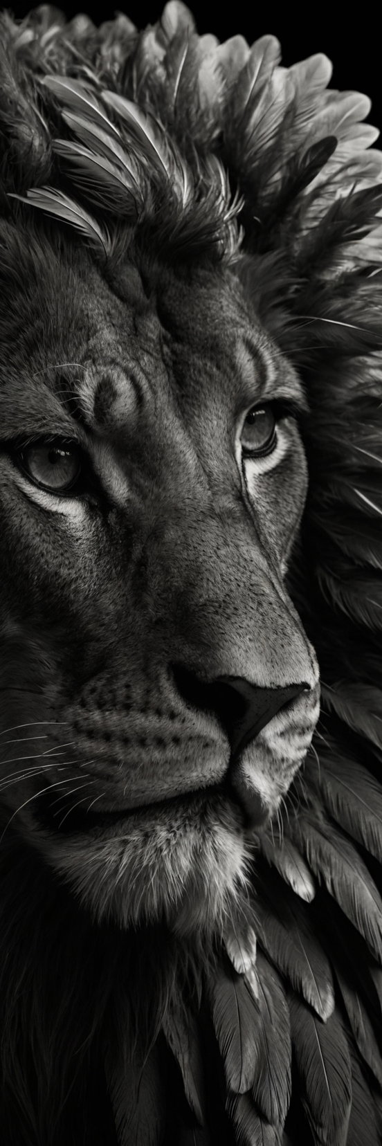 Feathered Lion Fantasy Portrait 3