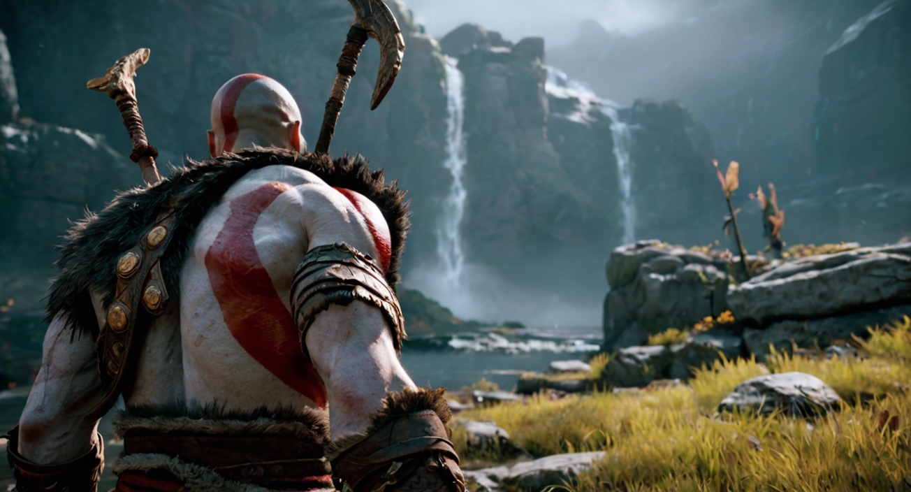 God Of War Realistic Game Scene 1