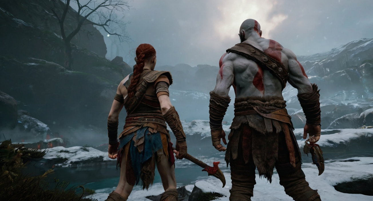God Of War Realistic Game Scene 2