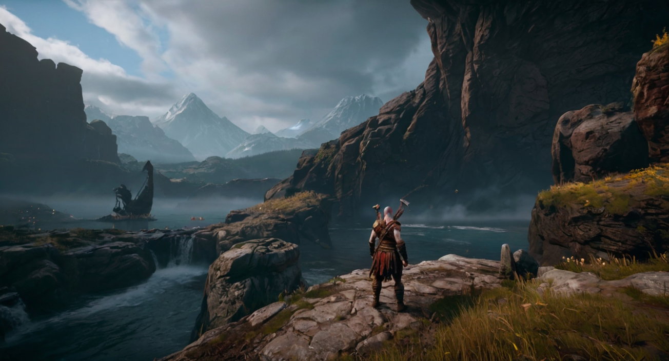 God Of War Realistic Game Scene 3