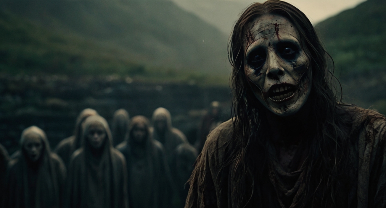Realistic Zombie Movie Scene 1