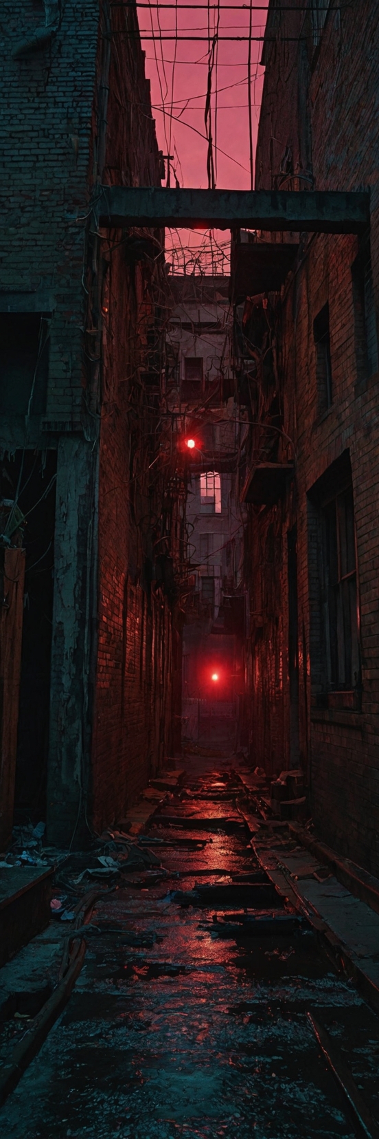 Red Glowing Orb Abandoned Alley 2