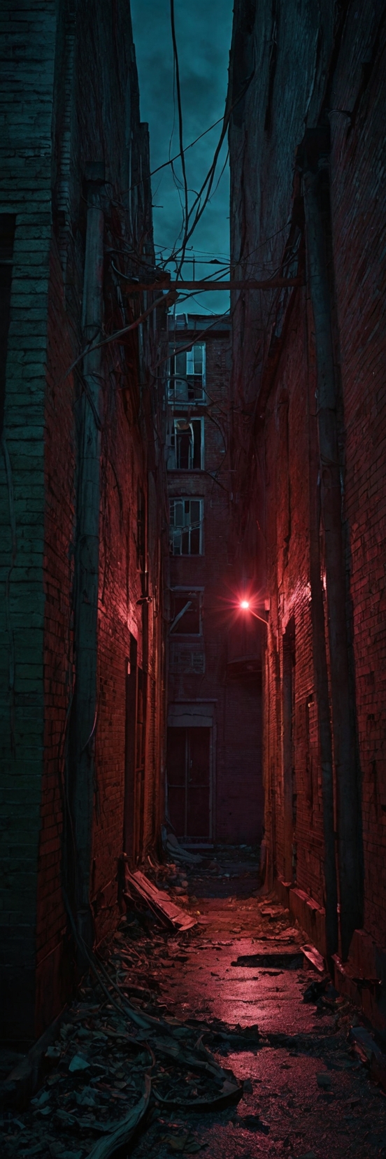 Red Glowing Orb Abandoned Alley 3