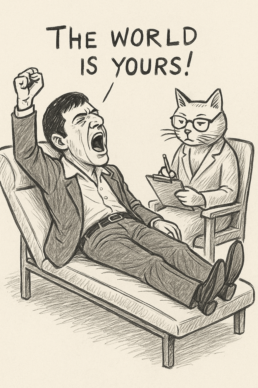 Scarface Tony Montana Parody Therapy Cat