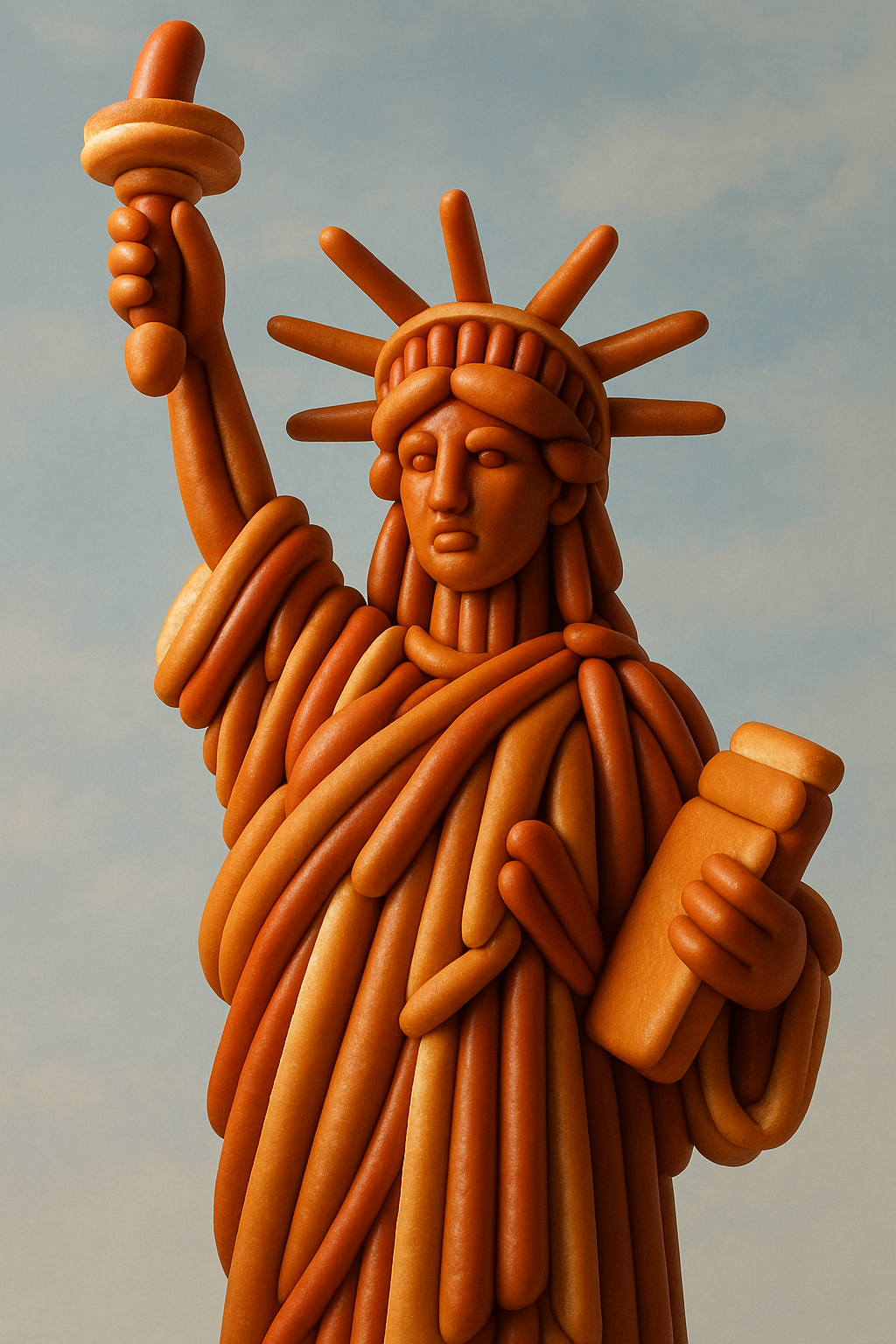 Statue Of Liberty Hot Dog Sculpture 1