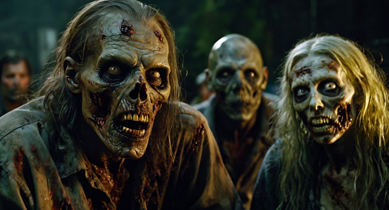 Realistic Zombie Horde In Post Apocalyptic Town 4