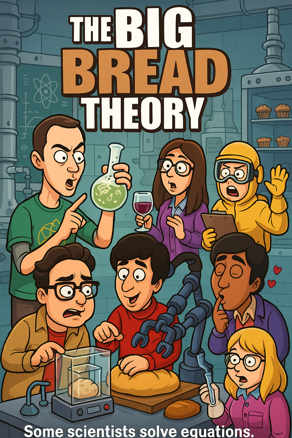 Big Bread Theory Scientists Lab