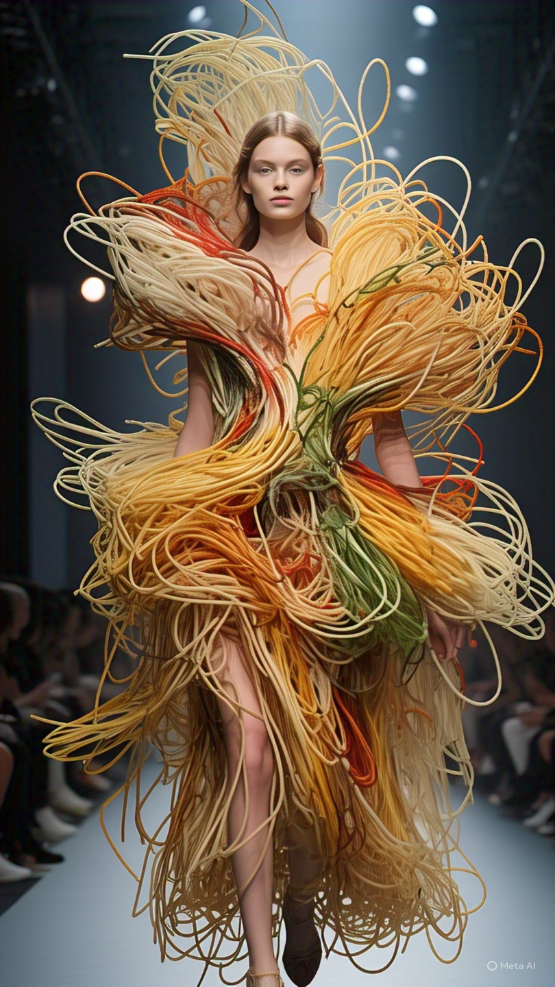 Pasta Fashion Runway Model 1