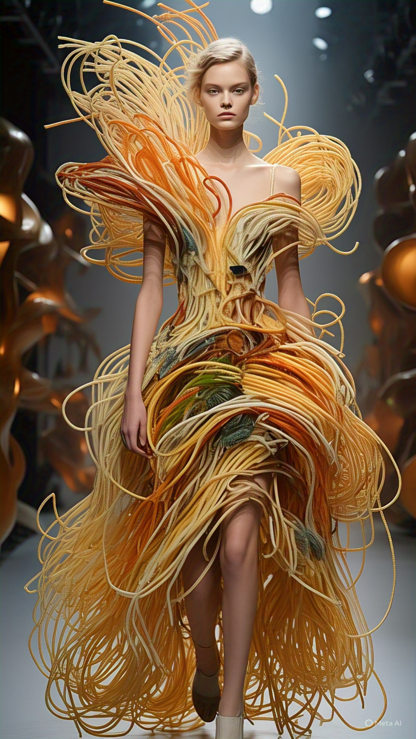 Pasta Fashion Runway Model 3