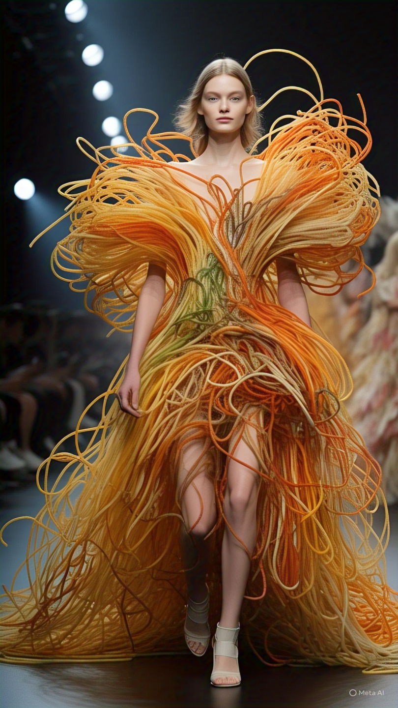 Pasta Fashion Runway Model 4