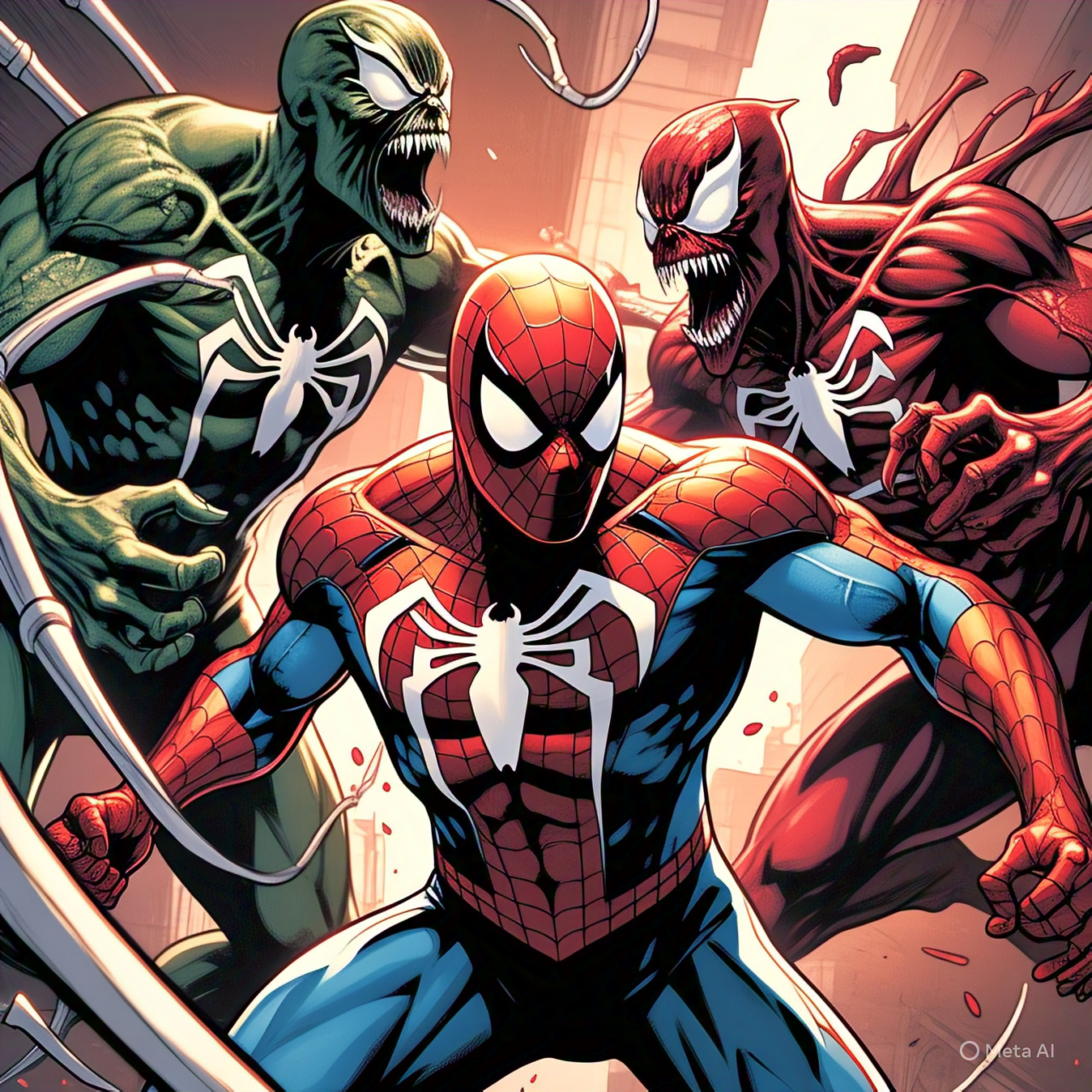 Spiderman Symbiotes Villains Comic 1