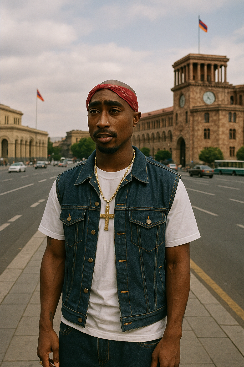 2Pac Yerevan Republic Square Portrait 1