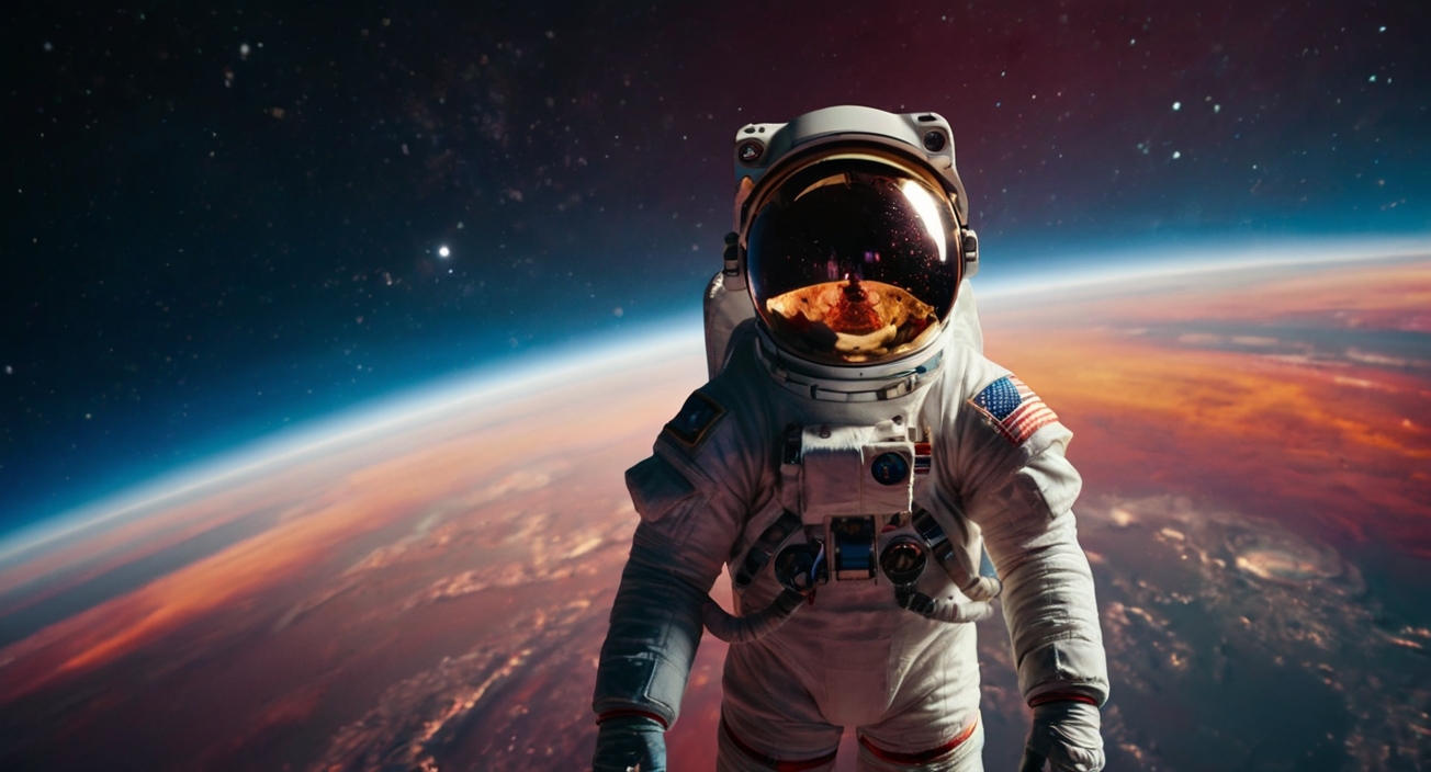 Astronaut Alien Planet Galaxy 7
