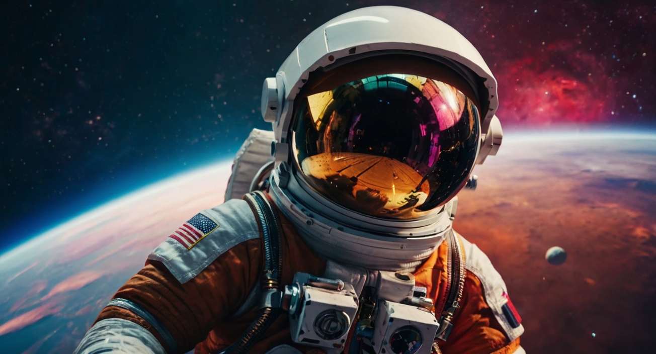Astronaut Alien Planet Galaxy 9