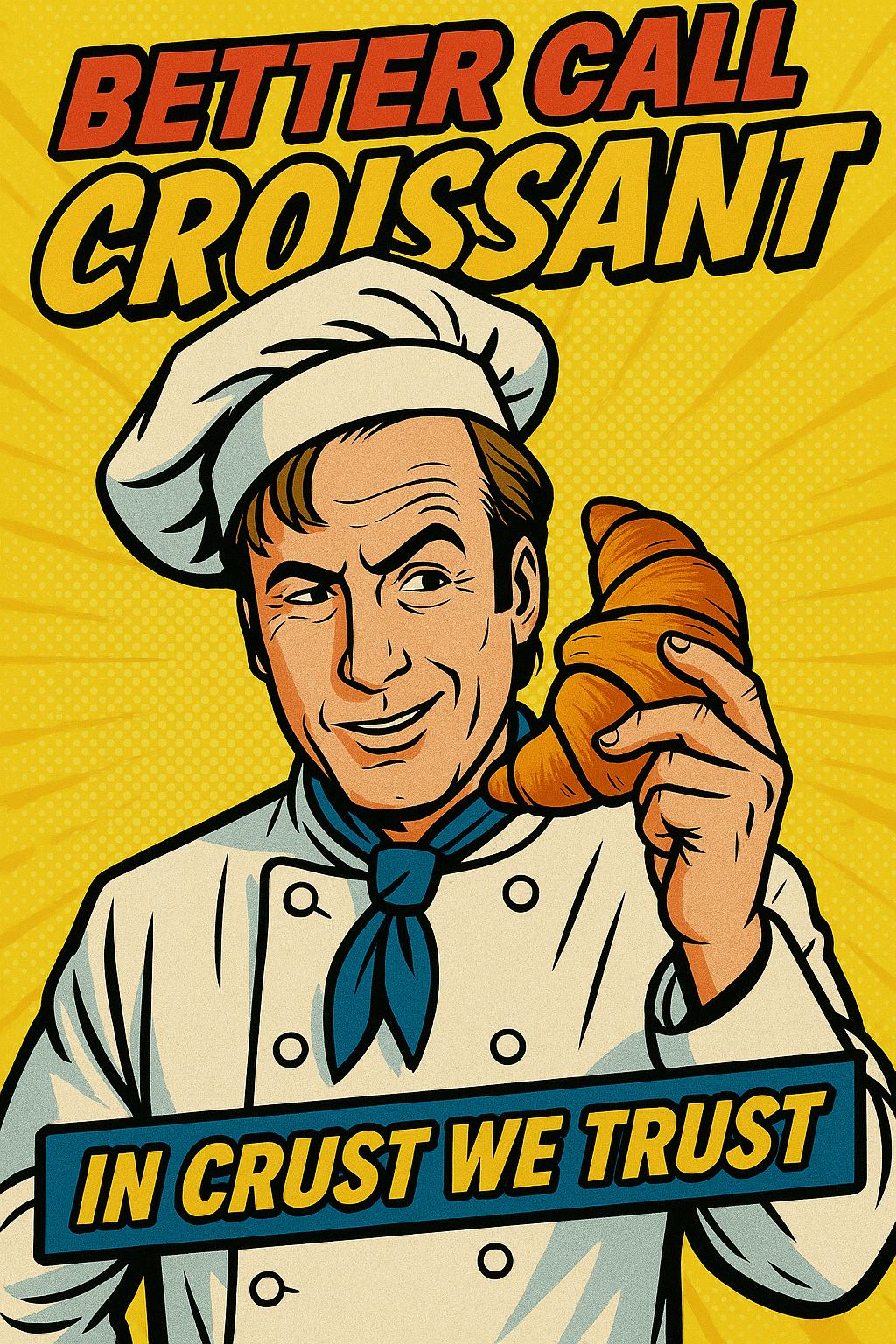 Better Call Croissant Poster