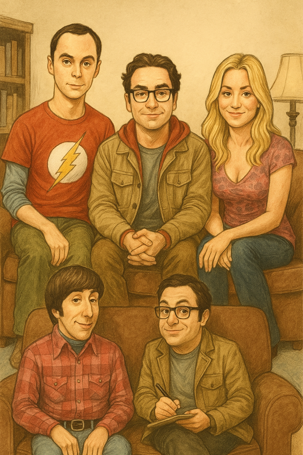 Big Bang Theory Group Portrait