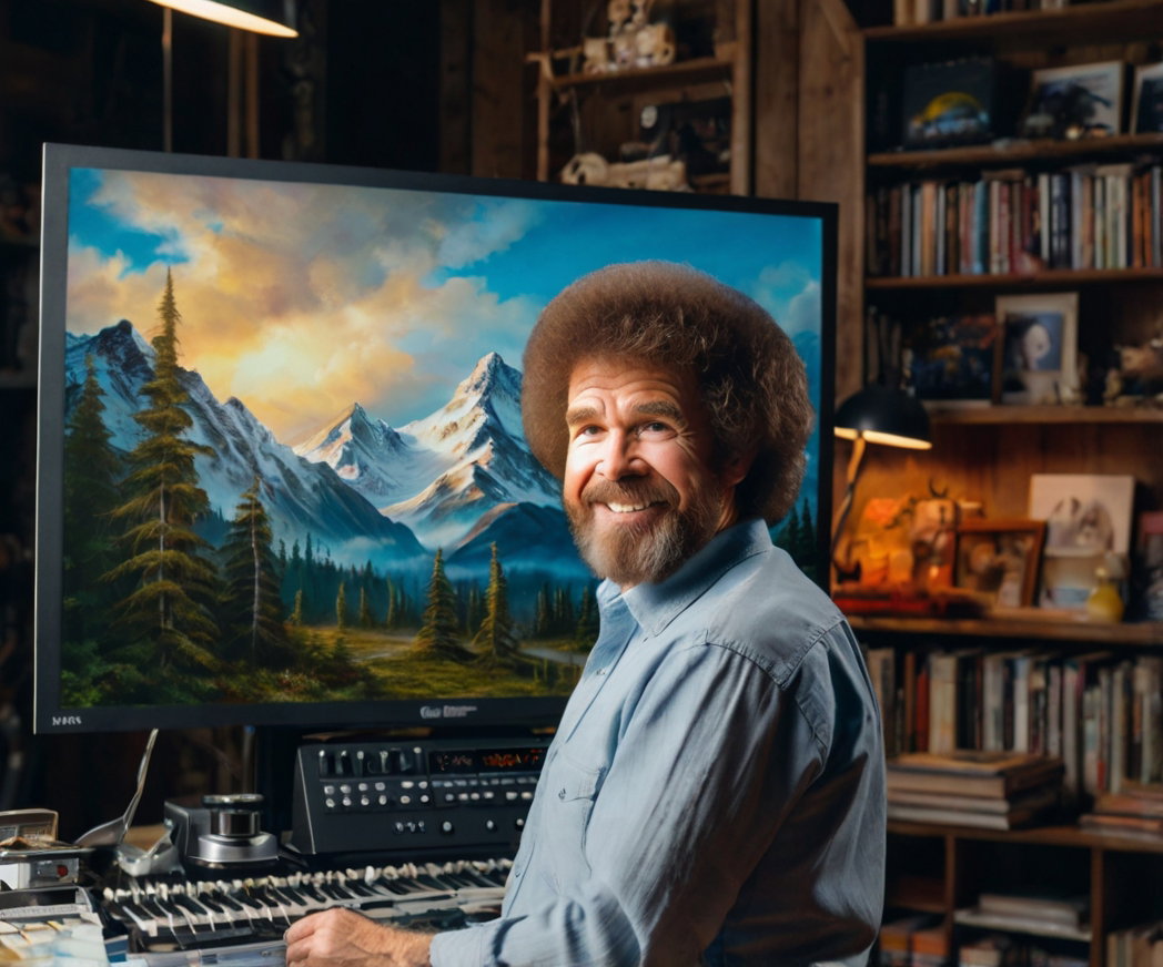 Bob Ross Digital Mountain Landscape Studio 2