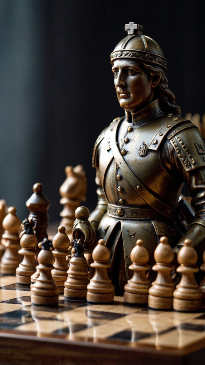 Chess Pieces Human Figures Artistic 1