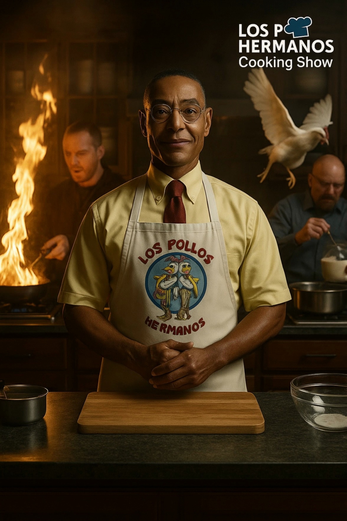 Gus Fring Los Pollos Cooking Show Video – video thumbnail