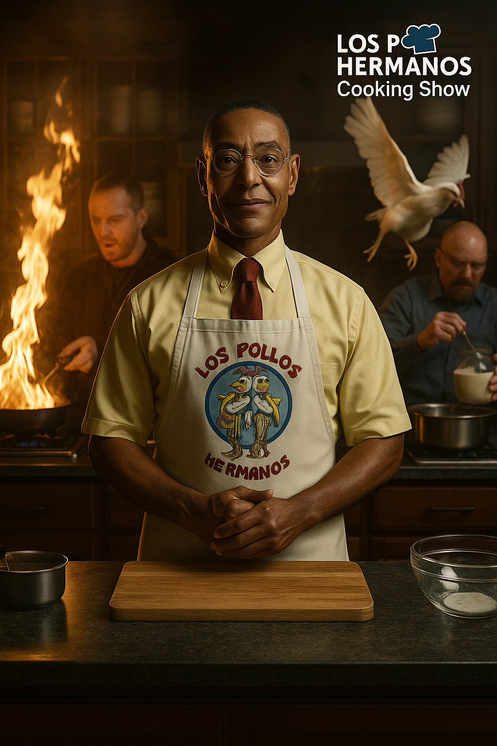 Gus Fring Los Pollos Cooking Show