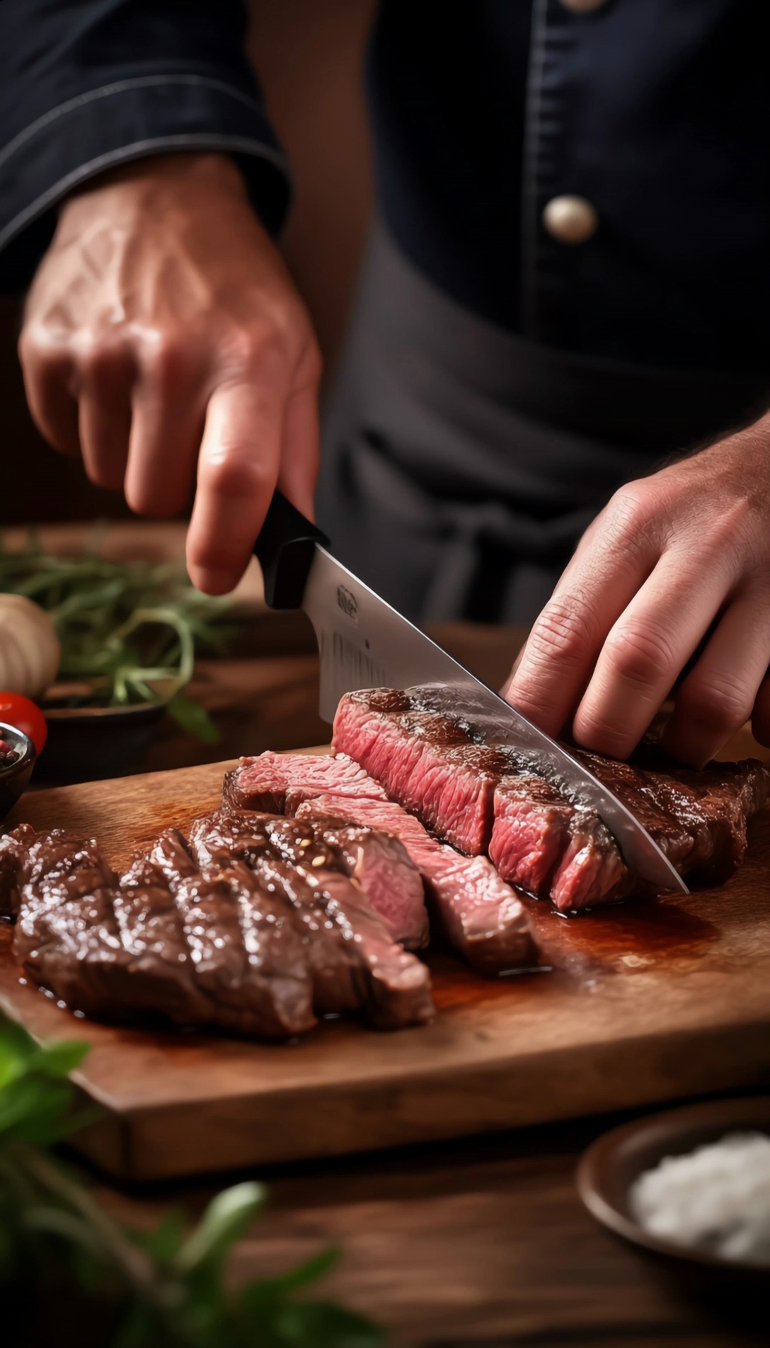 Juicy Steak Cutting Board Slice Video 1 – video thumbnail