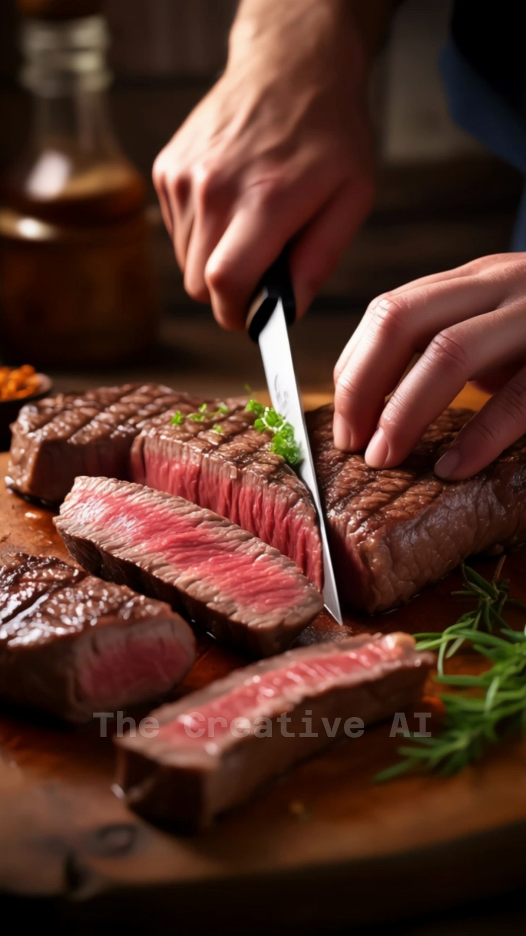 Juicy Steak Cutting Board Slice Video 3 Thumbnail