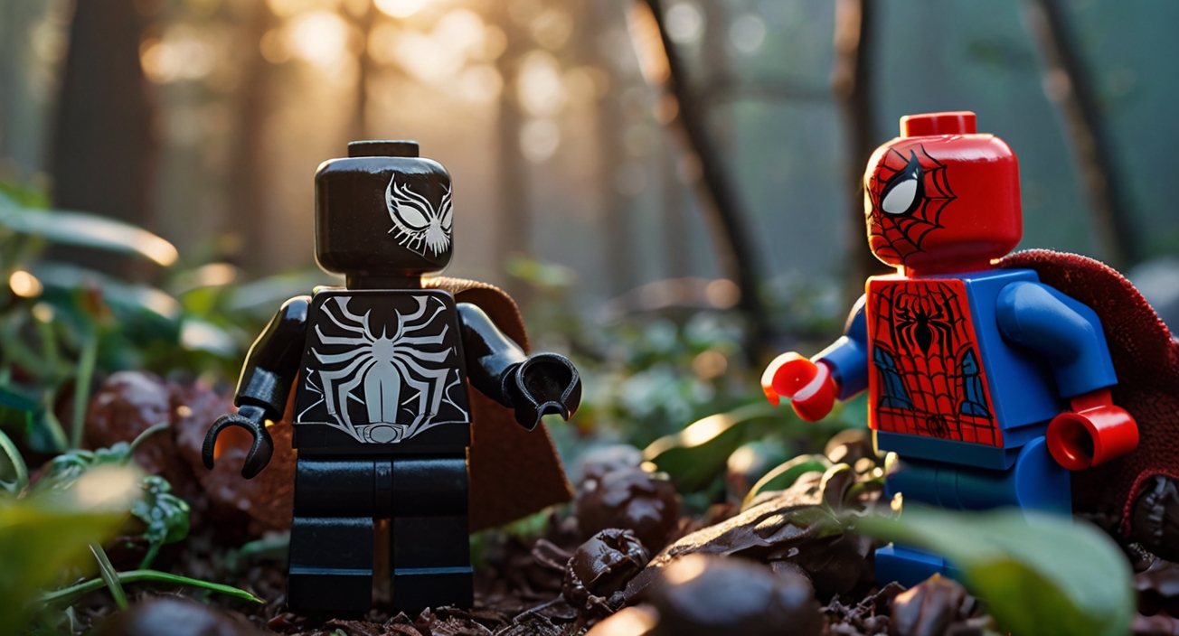 Lego Spider Heroes Forest Scene 1