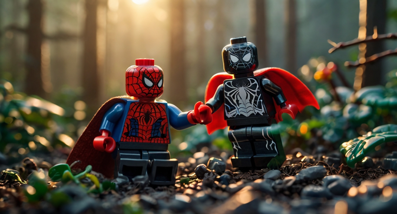 Lego Spider Heroes Forest Scene 2