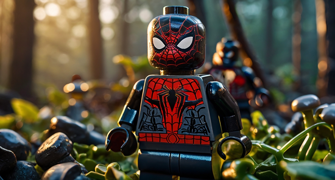 Lego Spider Heroes Forest Scene 3