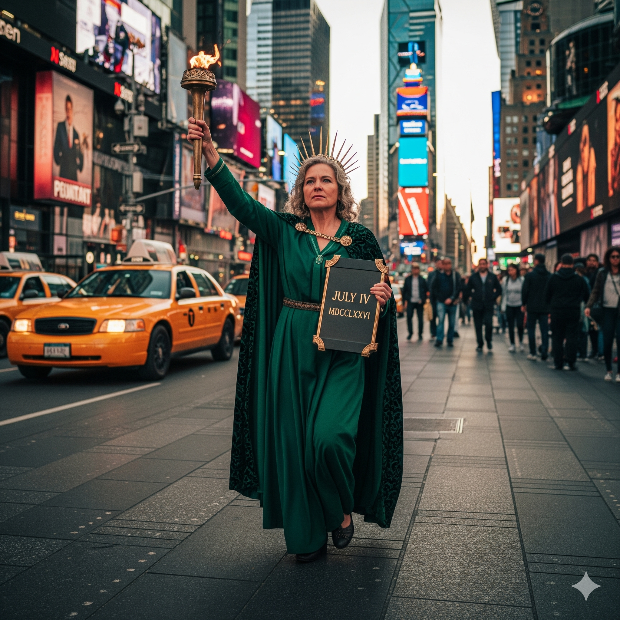 Liberty Woman Times Square Torch