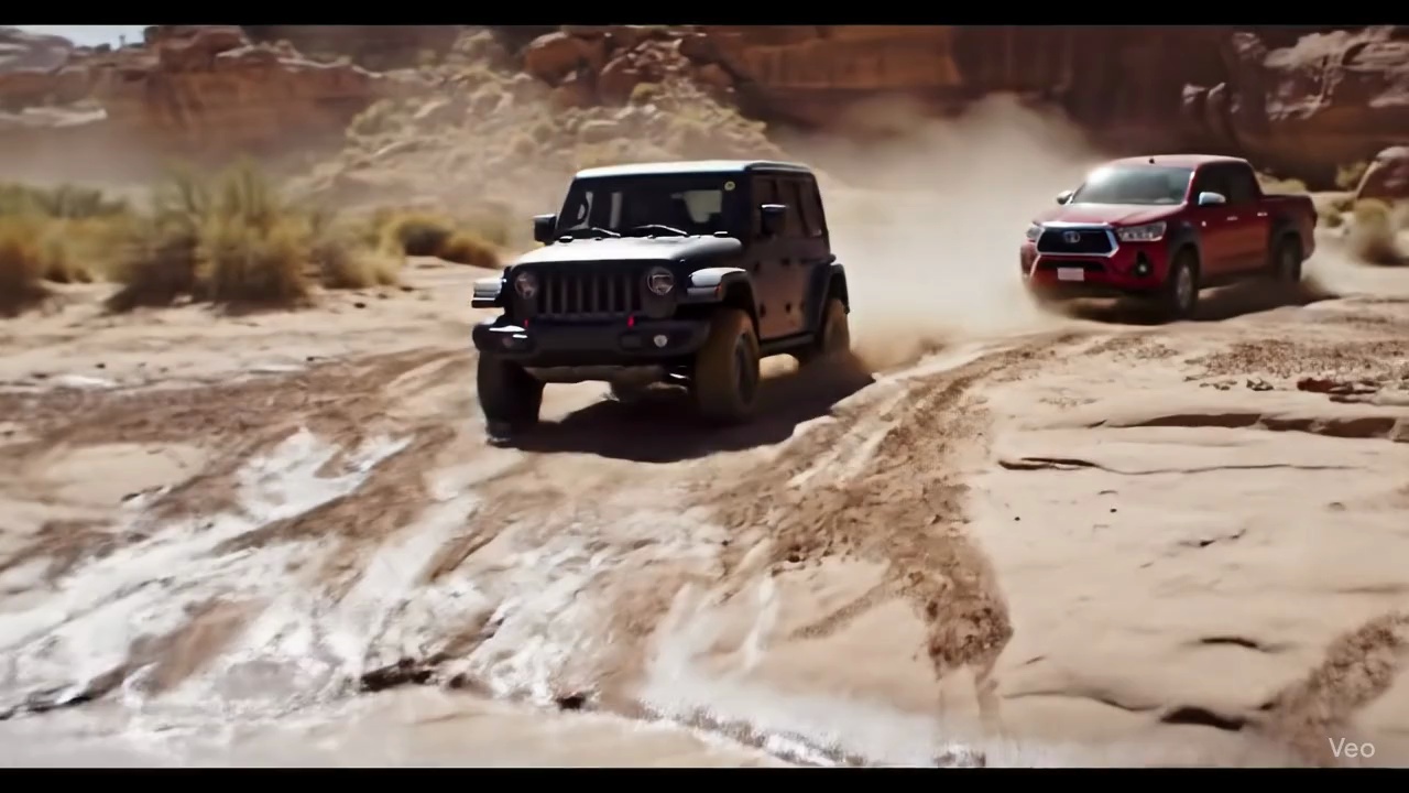 Offroad Jeep Desert Chase Video – video thumbnail