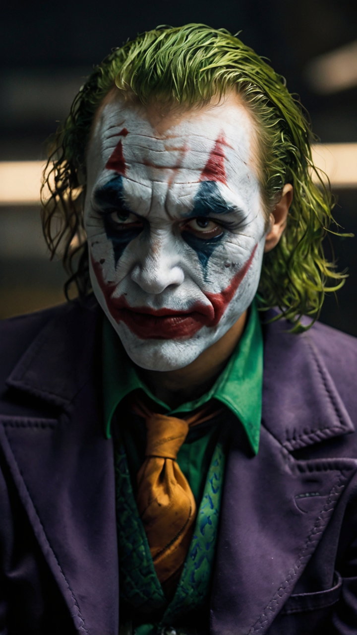 Sinister Clown Villain Cinematic Portrait 3
