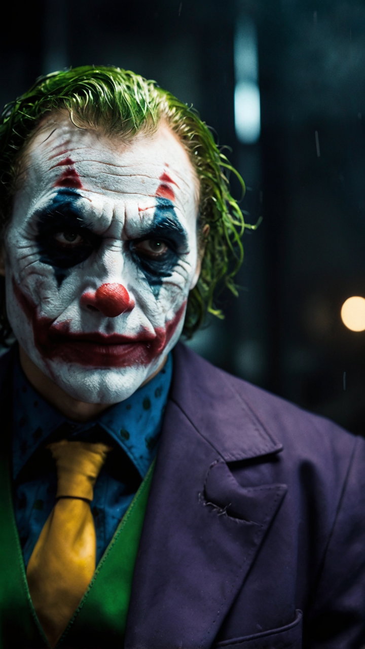 Sinister Clown Villain Cinematic Portrait 4