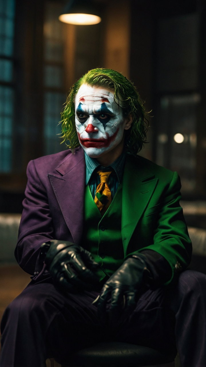 Sinister Clown Villain Cinematic Portrait 5