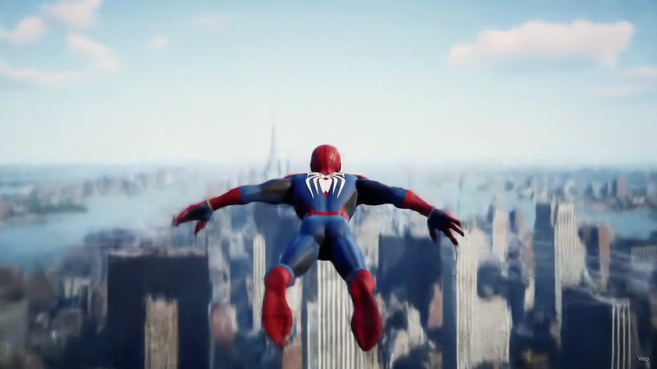 Spider Man Flying Over Manhattan New York Video – video thumbnail