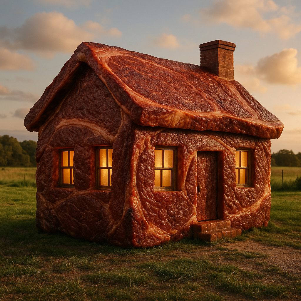 Steak House Cottage Meat Building