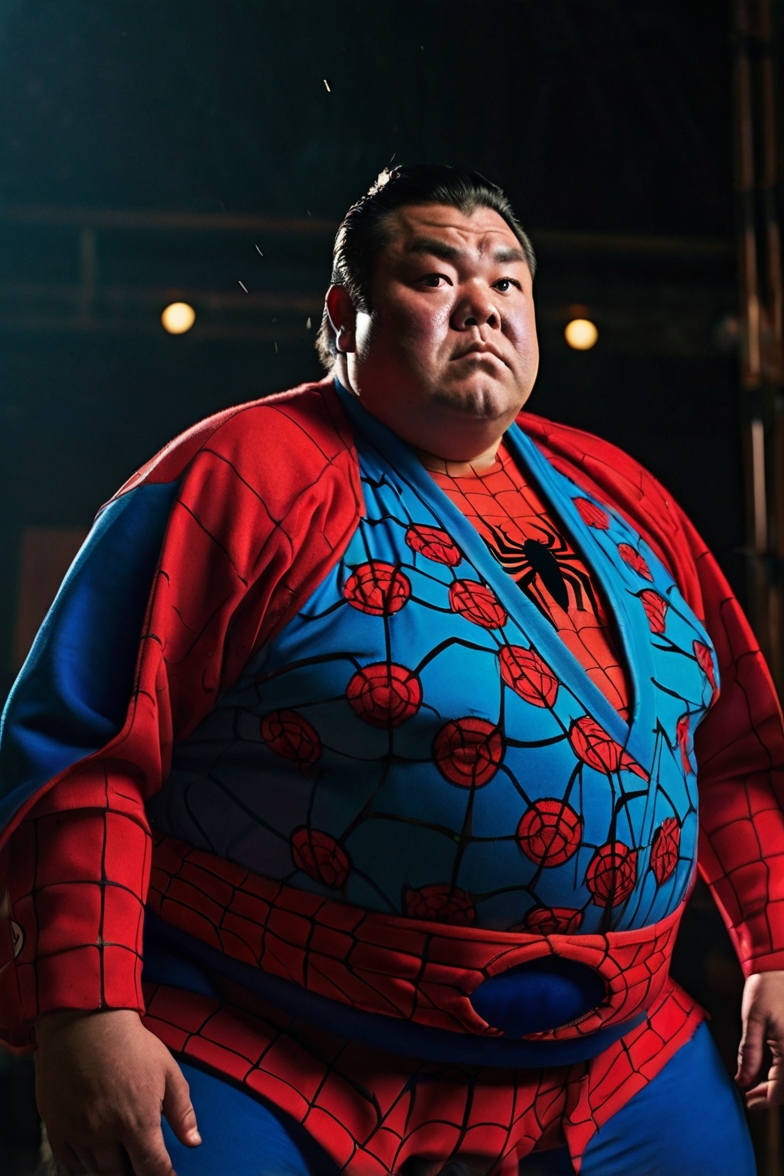 Sumo Spider Superhero Portrait 1