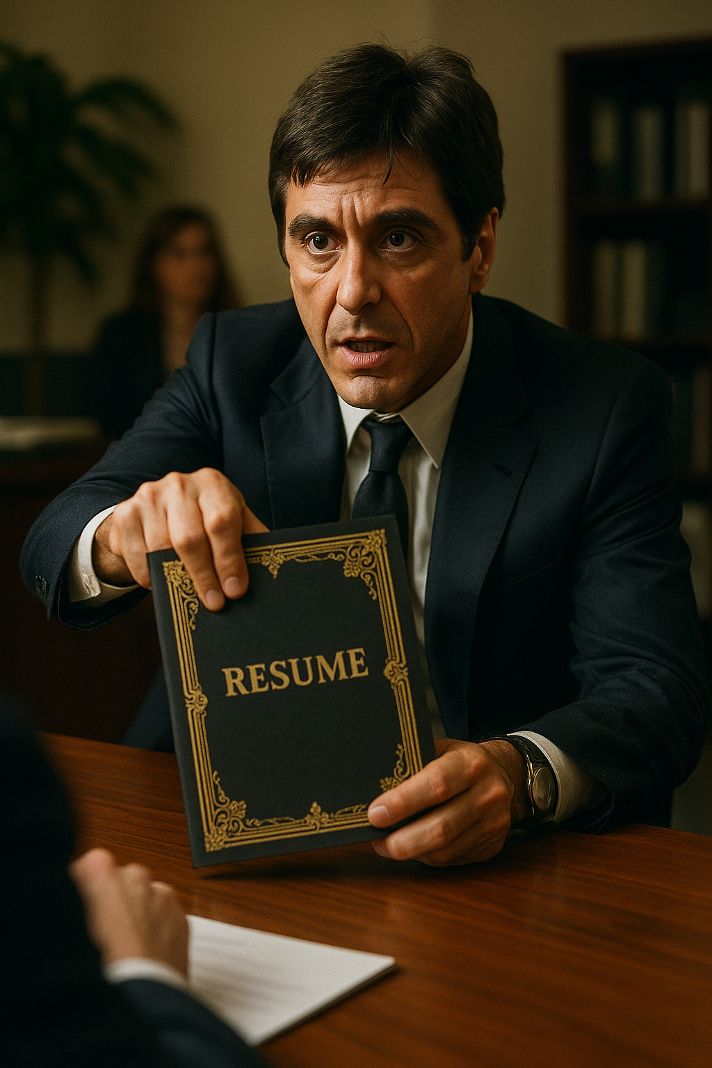Tony Montana Resume Book Office