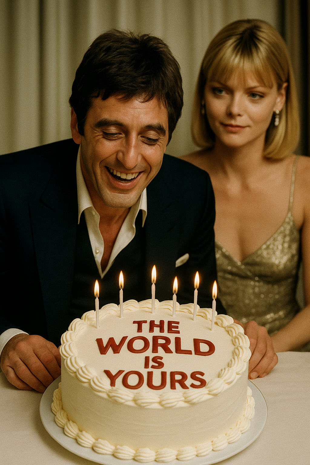 Tony Montana World Is Yours Cake